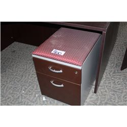 CUSHION TOP MOBILE BOX FILE 2 DRAWER PEDESTAL