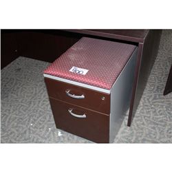 CUSHION TOP MOBILE BOX FILE 2 DRAWER PEDESTAL