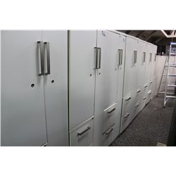 HAWORTH BEIGE 6' PERSONAL STORAGE CABINET