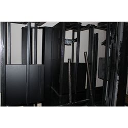 SMED TECH BULLPEN AND 3 SERVER RACKS