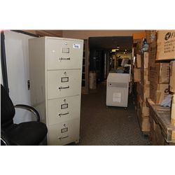 LOT OF 5 FIRE PROOF FILE CABINETS