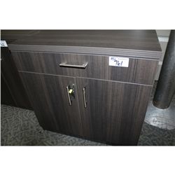 NIGHTSHADE 42" DOUBLE DOOR BOOKCASE