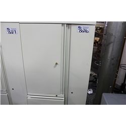 BEIGE 5' PERSONAL STORAGE CABINET