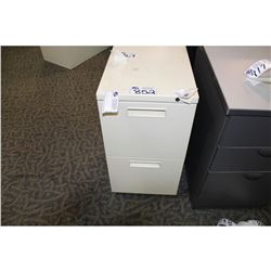 BEIGE 2 DRAWER PEDESTAL