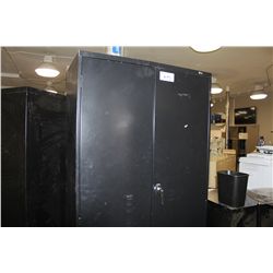 BLACK 6' STATIONERY CABINET