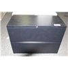 Image 1 : BLACK 2 DRAWER LATERAL FILE CABINET