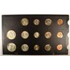 Image 2 : 1947 MINT SET GEM MS-65 COINS, BEAUTIFUL COLORS, IN OLD RAYMOND BOARD,  18 COINS