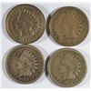 Image 1 : 4-1863 INDIAN HEAD CENTS "GRADING SET" (GOOD,VG,FINE,VF)