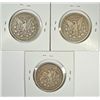 Image 2 : 3 NEW ORLEANS MINT MORGAN DOLLARS 1900-O, 01-O, 04-O