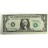 Image 1 : 1969 D $1 FEDERAL RESERVE NOTE MINT ERROR "LOW SERIAL #" MIS CUT