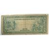 Image 2 : 1914 $5 FEDERAL RESERVE NOTE "RED SEAL"