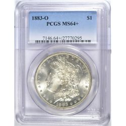 1883-O MORGAN DOLLAR PCGS MS-64+