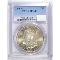 1879-S MORGAN DOLLAR PCGS MS-64+