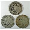 Image 2 : 3-1919-S WALKING LIBERTY HALF DOLLARS "GRADING SET" (AG,GOOD, VG)