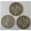 Image 1 : 1916 P-D-S WALKING LIBERTY HALF DOLLARS AG'S