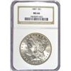 Image 1 : 1887 MORGAN DOLLAR NGC MS66