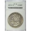Image 1 : 1879-CC MORGAN SILVER DOLLAR, ANACS EF-40,  HAS LUSTER