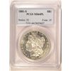 Image 1 : 1881-S MORGAN SILVER DOLLAR, PCGS MS-64 PL  VERY NICE