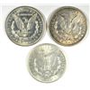 Image 2 : 1921-P, D, & 99-O MORGAN DOLLARS ALL AU+