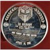 Image 3 : 1 LB. 14.5 TROY OZ OF ,999 SILVER TITANIC COMMEM IN FANCY BOX!