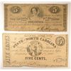 Image 1 : 1862 FIVE CENT STATE OF NEW YORK, VILLAGE OF ELMIRA & 1863 FIVE CENT STATE OF