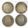 Image 1 : ( 4 ) 1983 COLUMBIAN HALF DOLLARS, ALL XF/AU