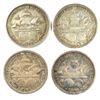 Image 2 : ( 4 ) 1983 COLUMBIAN HALF DOLLARS, ALL XF/AU