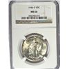 Image 1 : 1946-D WALKING LIBERTY HALF DOLLAR, NGC MS-66  SUPERB
