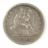 Image 1 : 1838 SEATED QUARTER ( NO DRAPERY ) XF-40, ORIGINAL RARE COIN