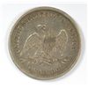 Image 2 : 1838 SEATED QUARTER ( NO DRAPERY ) XF-40, ORIGINAL RARE COIN