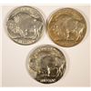 Image 2 : 1924 AU, 1926 MS63 & 1928 MS63 BUFFALO NICKELS