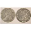 Image 1 : 1834 GOOD & 1836 VF BUST HALF DOLLARS