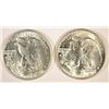 Image 2 : 1934 MS62 & 1935 MS64 WALKING LIBERTY HALF DOLLARS