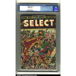 All Select Comics #4 (Timely, 1944) CGC FN/VF 7.0 Off-white to white pages. Incredible cover feat...