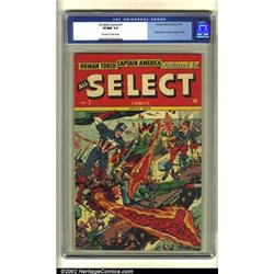 All Select Comics #7 (Timely, 1945) CGC VF/NM 9.0 Off-white to white pages. Captain America and B...