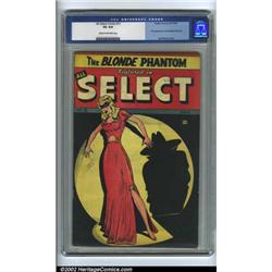 All Select Comics #11 (Timely, 1946) CGC VG 4.0 Cream to off-white pages. The Blonde Phantom make...