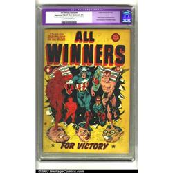 All Winners Comics #6 (Timely, 1942) CGC apparent FN/VF 7.0 Moderate (P). Check out this great wa...