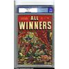 Image 1 : All-Winners Comics #12 (Timely, 1944) CGC FN/VF 7.0 Off-white pages. Classic action cover by Alex...