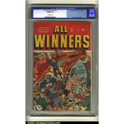 All-Winners Comics #18 (Timely, 1946) CGC VF/NM 9.0 Off-white pages. This smokin' hot Timely has...