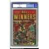 Image 1 : All Winners Comics #18 (Timely, 1946) CGC FN 6.0 Off-white pages. A great Schomburg cover showing...