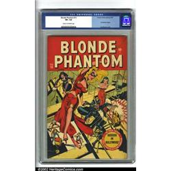 Blonde Phantom #13 (Timely, 1947) CGC VF+ 8.5 Cream to off-white pages. The high-flying Blonde Ph...