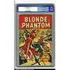 Image 1 : Blonde Phantom #13 (Timely, 1947) CGC VF+ 8.5 Cream to off-white pages. The high-flying Blonde Ph...