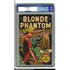 Image 1 : Blonde Phantom #14 (Timely, 1947) CGC VF 8.0 Off-white pages. This third issue of The Blonde Phan...