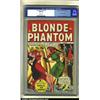 Image 1 : Blonde Phantom #16 (Timely, 1947) CGC NM 9.4 Off-white pages. Here is a fantastic book, in fantas...