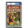 Image 1 : Blonde Phantom #16 (Timely, 1947) CGC VF+ 8.5 Cream to off-white pages. Syd Shores manages to squ...