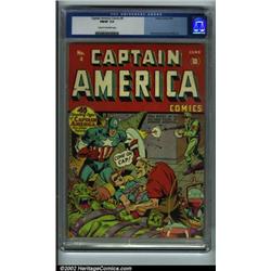 Captain America Comics #4 (Timely, 1941) CGC FN/VF 7.0 Cream to off-white pages. Cap and Bucky ha...