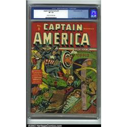 Captain America Comics #8 (Timely, 1941) CGC VF- 7.5 Cream to off-white pages. The ultimate patri...