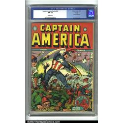 Captain America Comics #22 Chicago pedigree (Timely, 1943) CGC NM 9.4 Off-white pages. These so r...