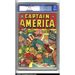 Captain America Comics #24 Chicago pedigree (Timely, 1943) CGC VF+ 8.5 Cream to off-white pages....