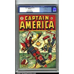 Captain America Comics #32 Chicago pedigree (Timely, 1943) CGC NM 9.4 Off-white to white pages. A...